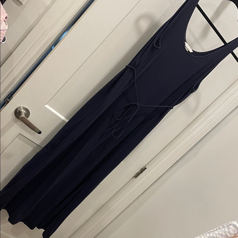 H&M Navy Blue Maxi Dress